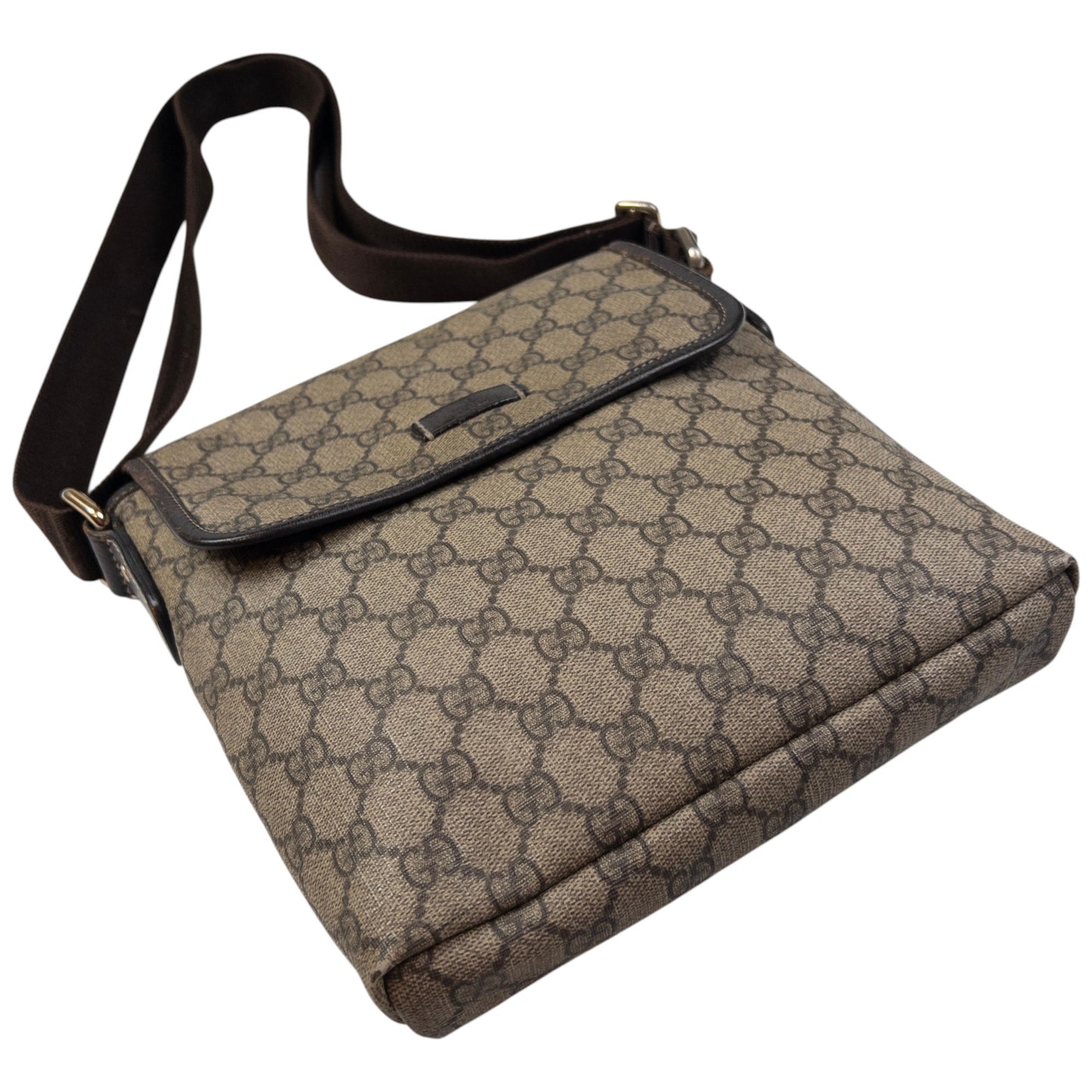 Vintage Gucci Monogram Crossbody Bag