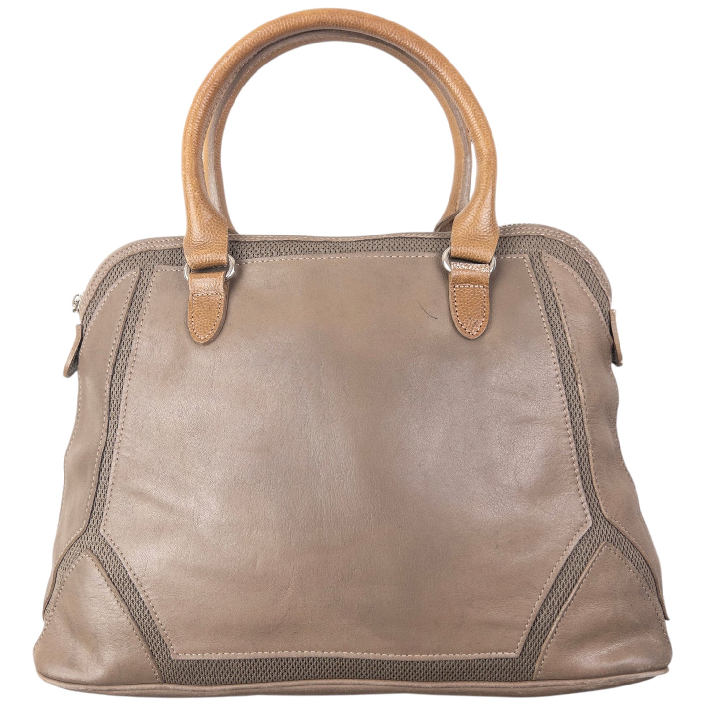 Vintage 90s Jean Paul Gaultier Leather Mesh Handbag