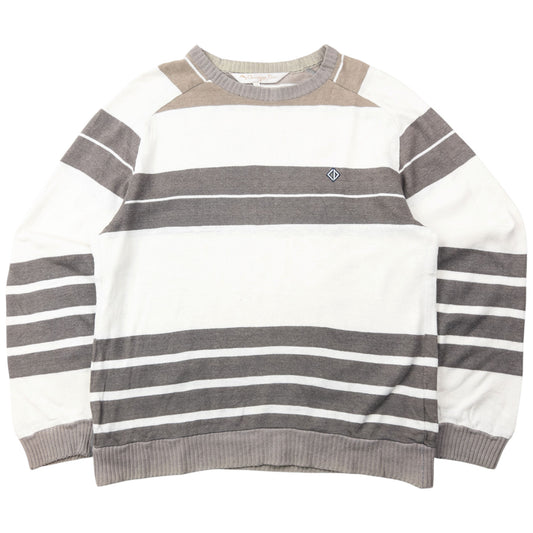 Vintage 90s Dior Sports Striped Jumper Womens Size S