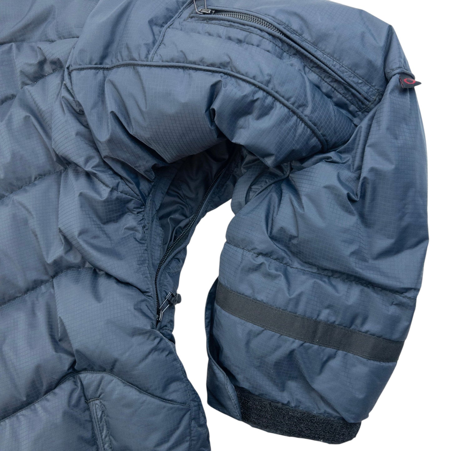 Vintage 90s Oakley Zip Up Puffer Snowboarding Jacket Size S