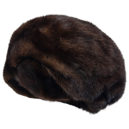 Vintage 90s Dior Fur Hat in brown, photo 8