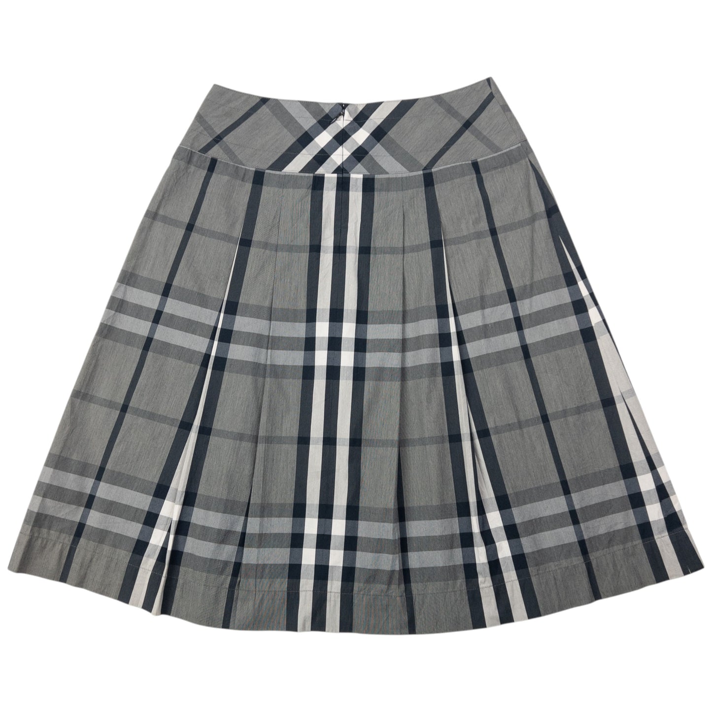 Vintage 2000s Burberry Nova Check Pleated Skirt Womens Size W25