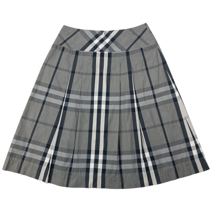 Vintage 2000s Burberry Nova Check Pleated Skirt Womens Size W25