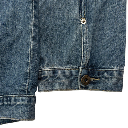 Vintage Burberry Button Up Denim Jacket Size XL