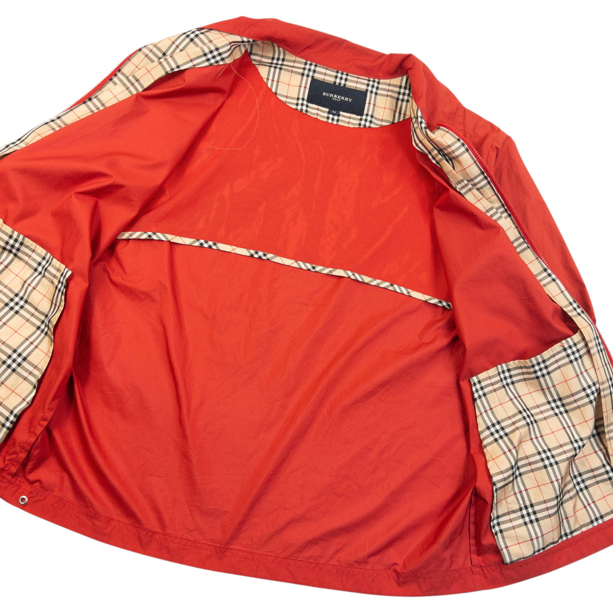 Vintage 2000s Burberry Lightweight Zip Up Jacket Size XS