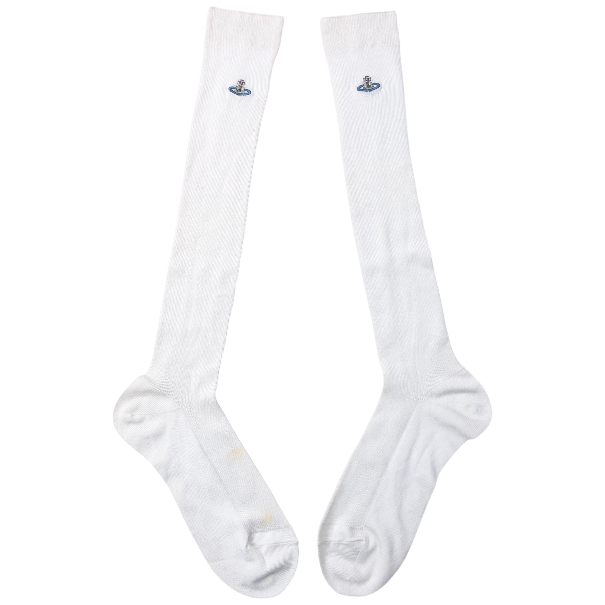 Vintage Vivienne Westwood Embroidered Orb Socks