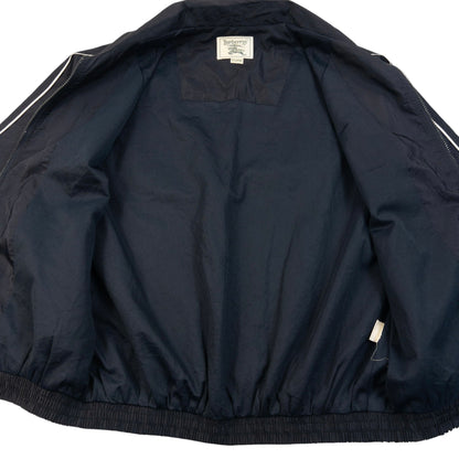 Vintage 90s Burberry Embroidered Zip Up Jacket Size XL
