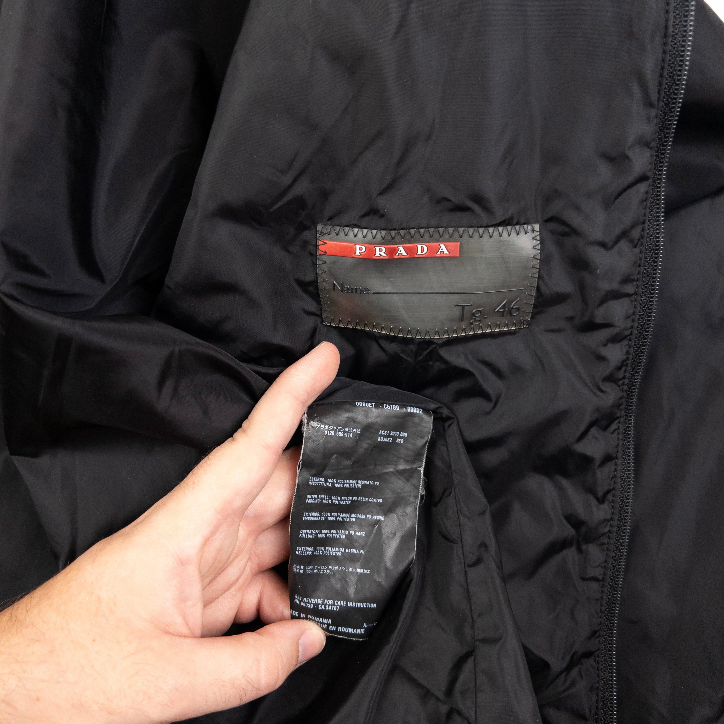 Vintage Prada Sport Zip Up Jacket Size M