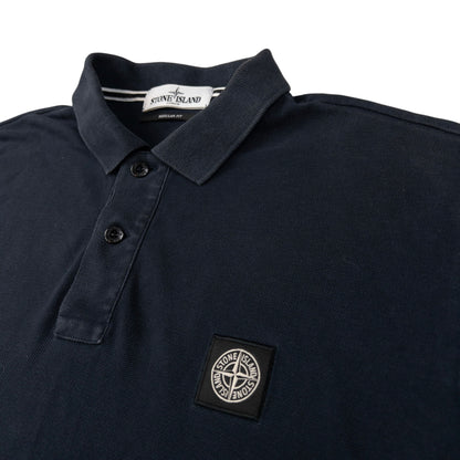 Vintage Stone Island Long Sleeve Polo Shirt Size L