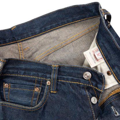 Vintage Evisu Painted Daicock Japanese Denim Jeans Size W31