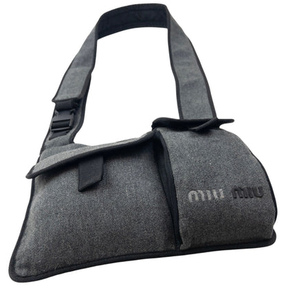 Vintage 1999 Miu Miu Wool Crossbody Bag