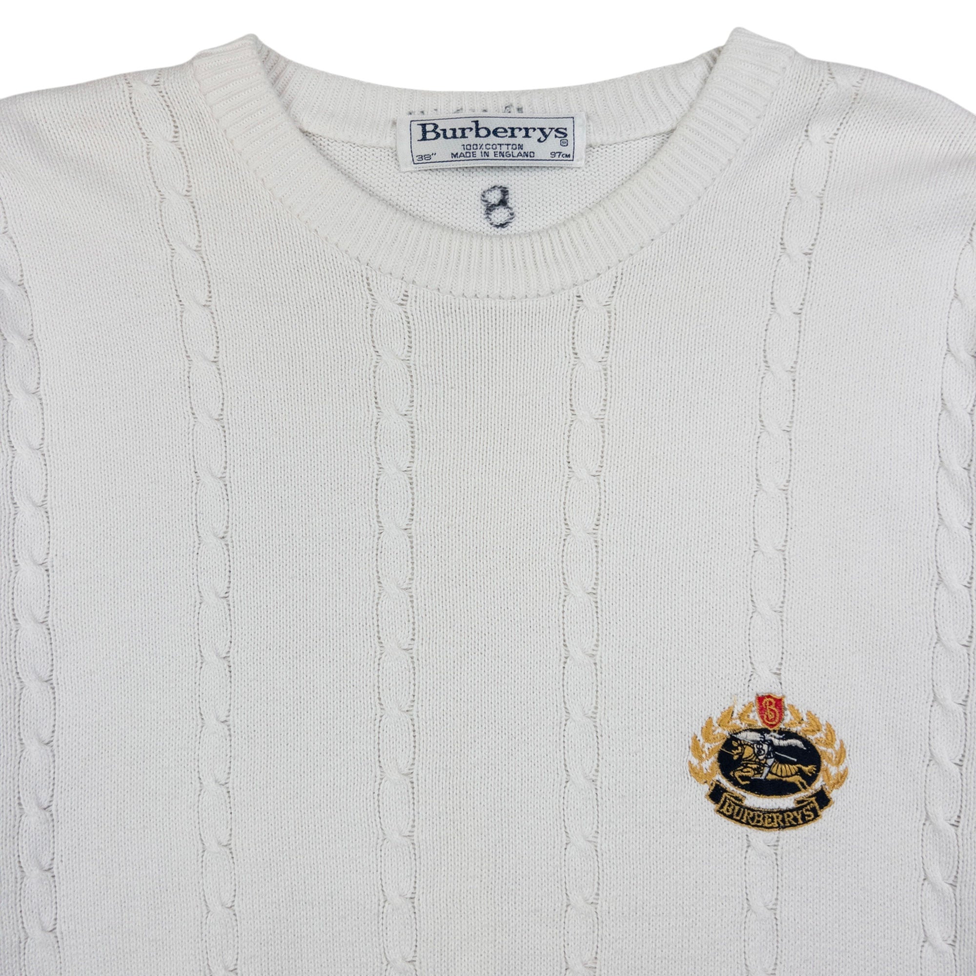 Vintage Burberry Knit Jumper Size L