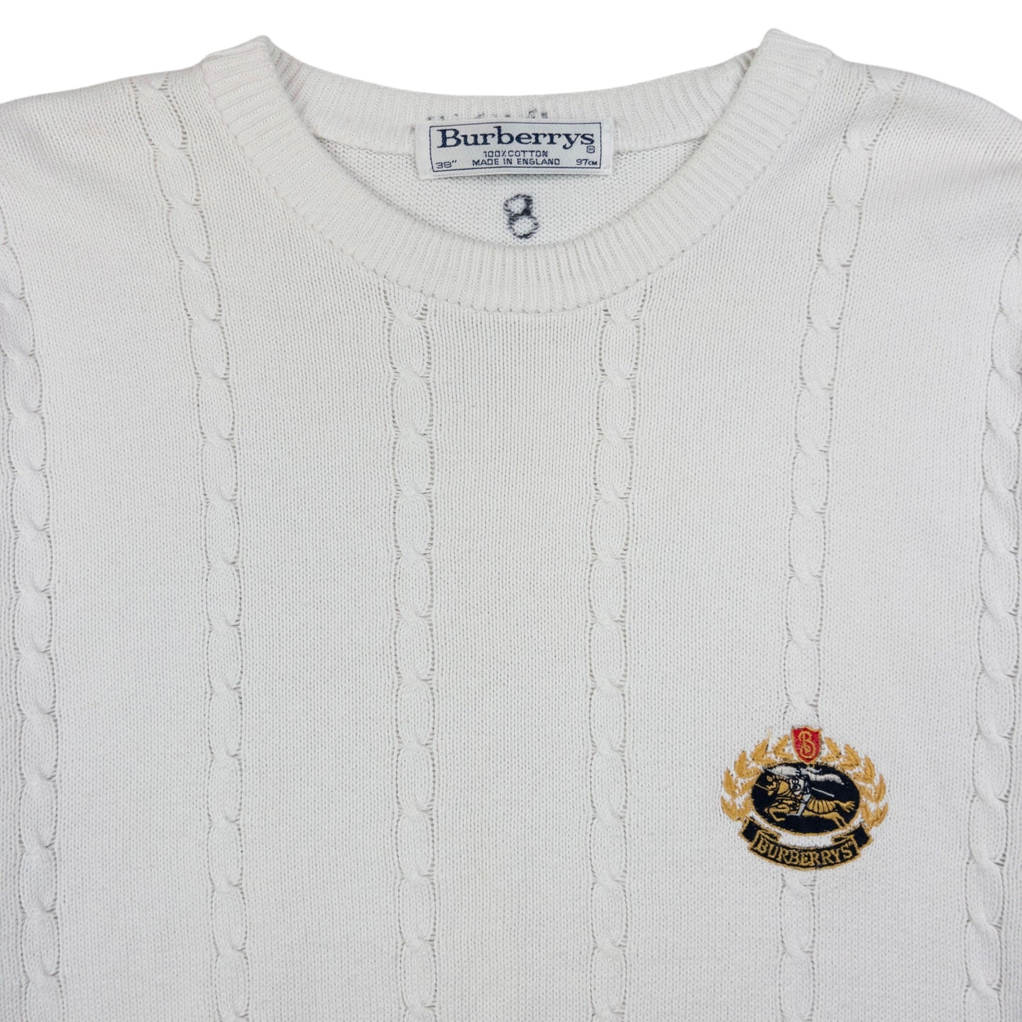 Vintage Burberry Knit Jumper Size L