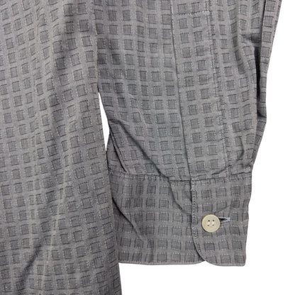 Vintage Issey Miyake Checkered Long Sleeve Button Up Shirt Size M