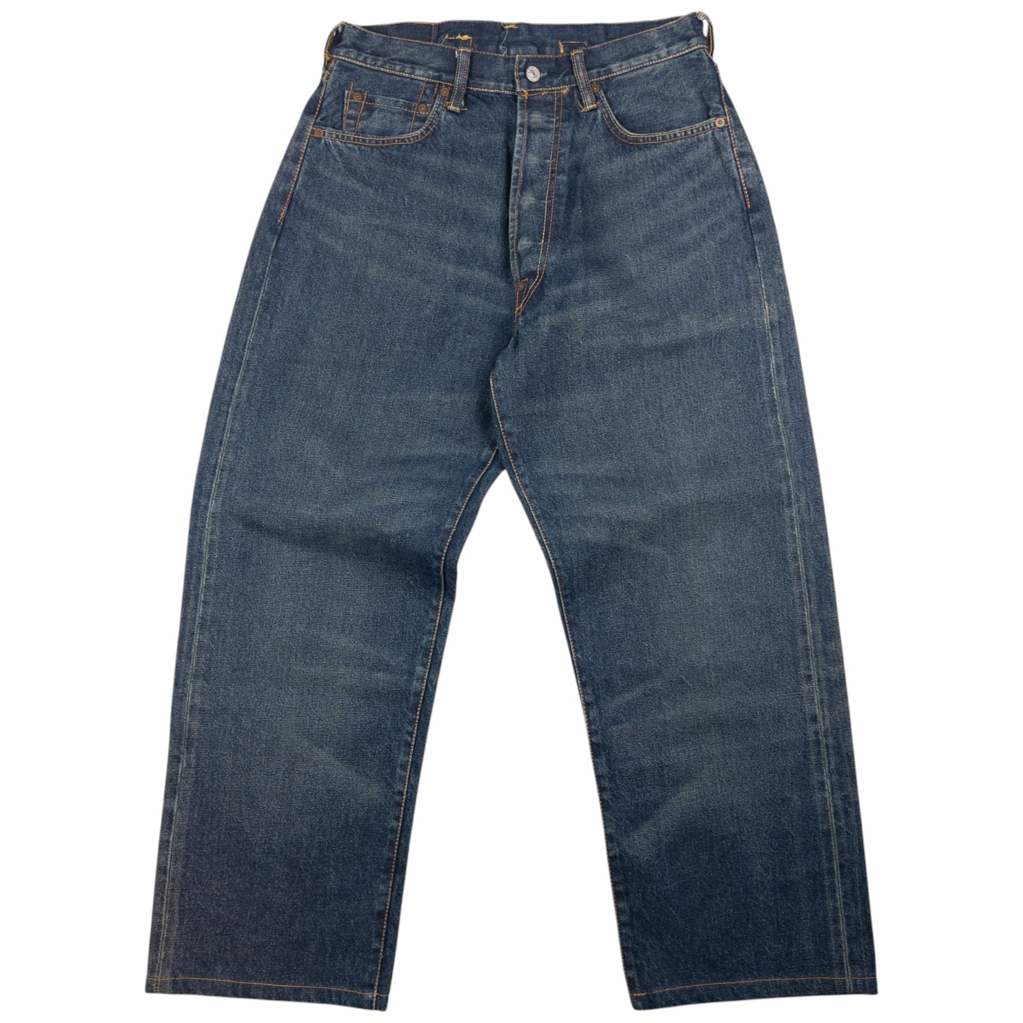 Vintage Evisu Painted Daicock Japanese Denim Jeans Size W30