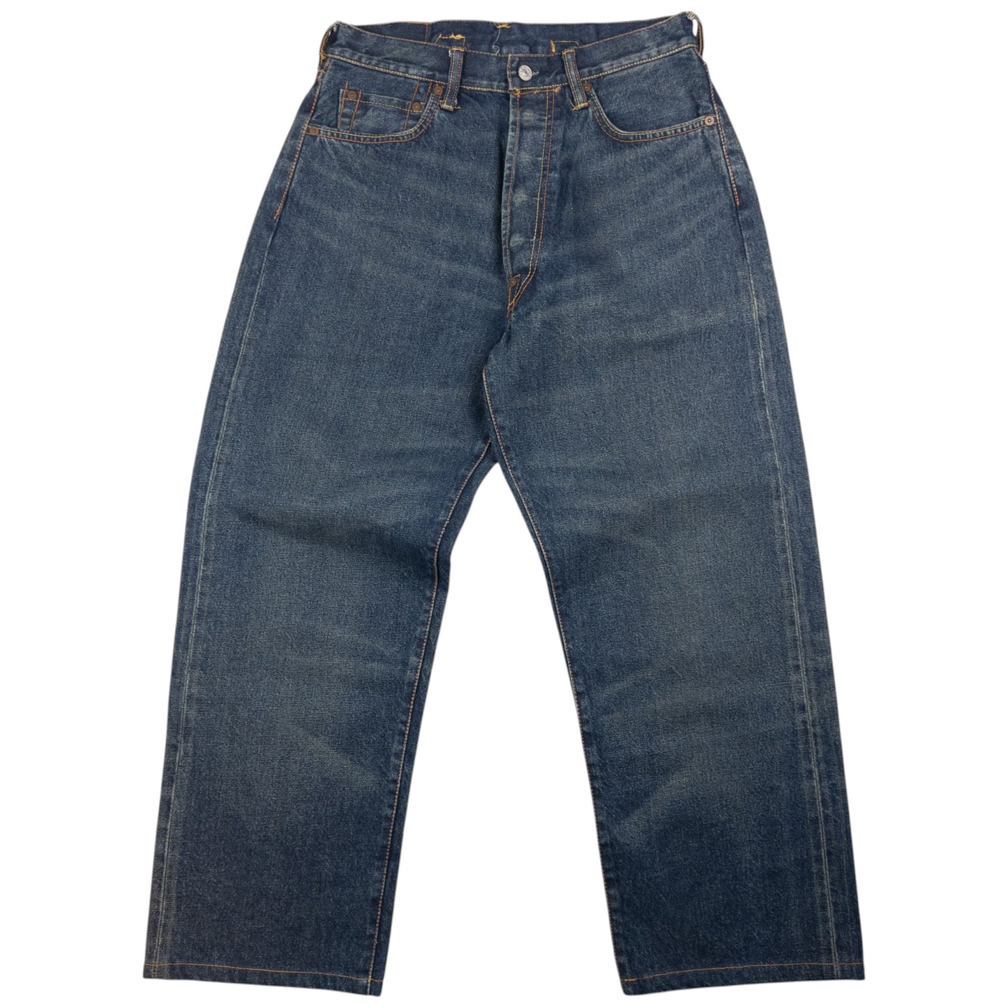 Vintage Evisu Painted Daicock Japanese Denim Jeans Size W30