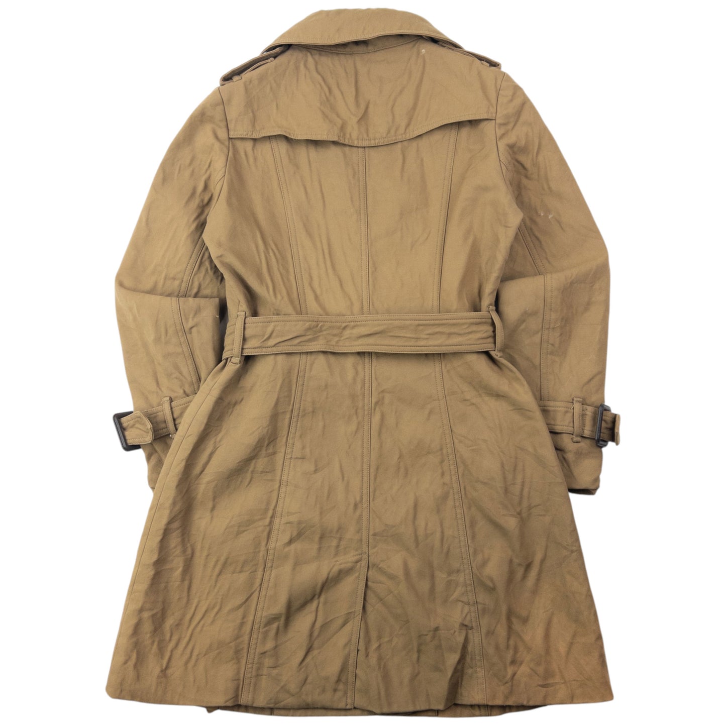 Vintage 2000s Burberry Belt Waist Trench Jacket Womens Size S