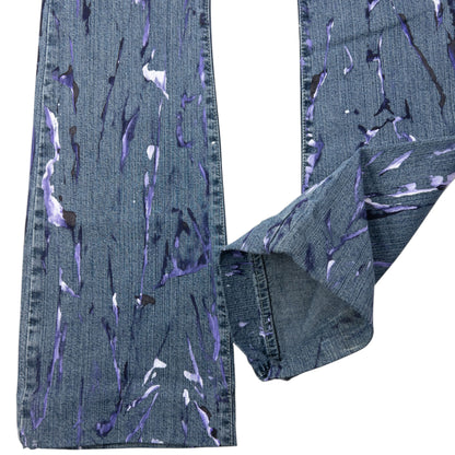 Vintage 2000s Versace Jeans Couture Painted Denim Jeans Womens Size W30