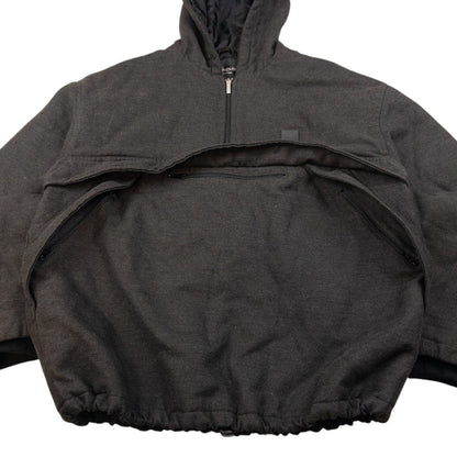 Vintage YSL Yves Saint Laurent Q Zip Padded Jacket Size XL