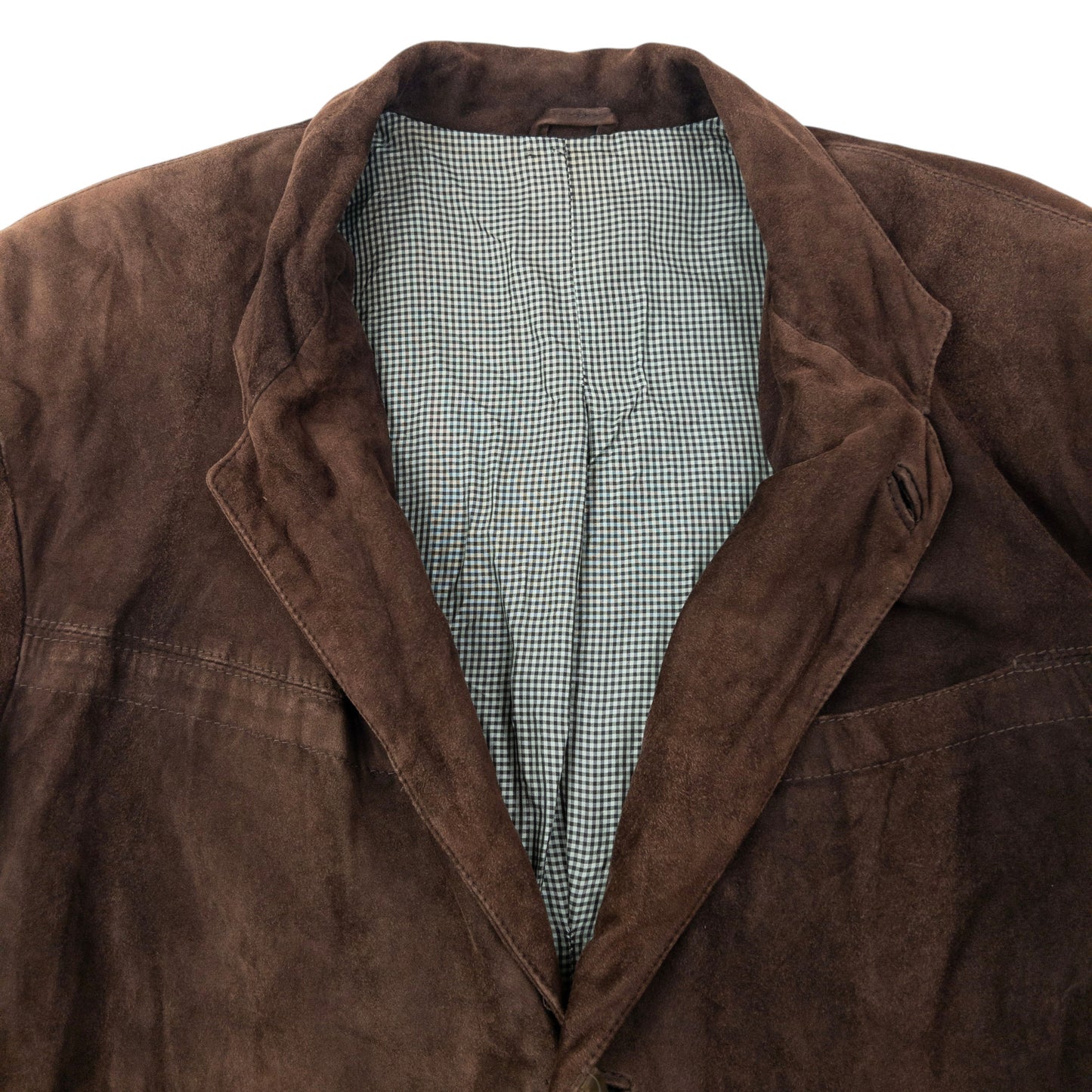 Vintage Hugo Boss Suede Button Up Jacket Size