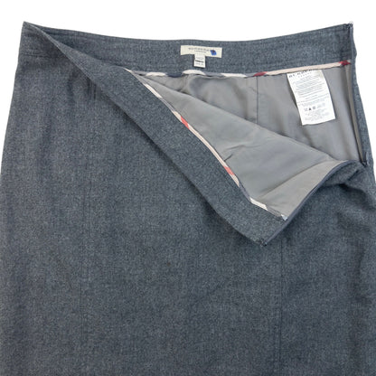Vintage Burberry Wool Skirt Womens Size W30