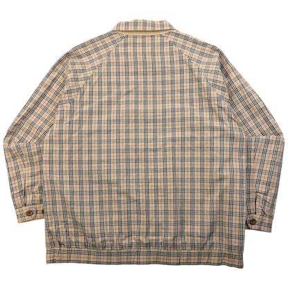 Vintage 90s Burberry Nova Check Reversible Harrington Jacket Size XS