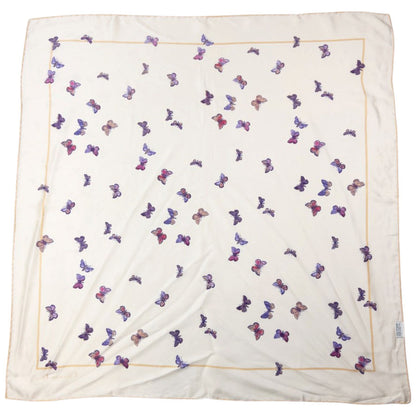 Vintage 2000s Dior Butterfly Print Silk Scarf