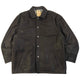 Vintage 2000s Burberry Nova Check Lined Leather Jacket Size XL