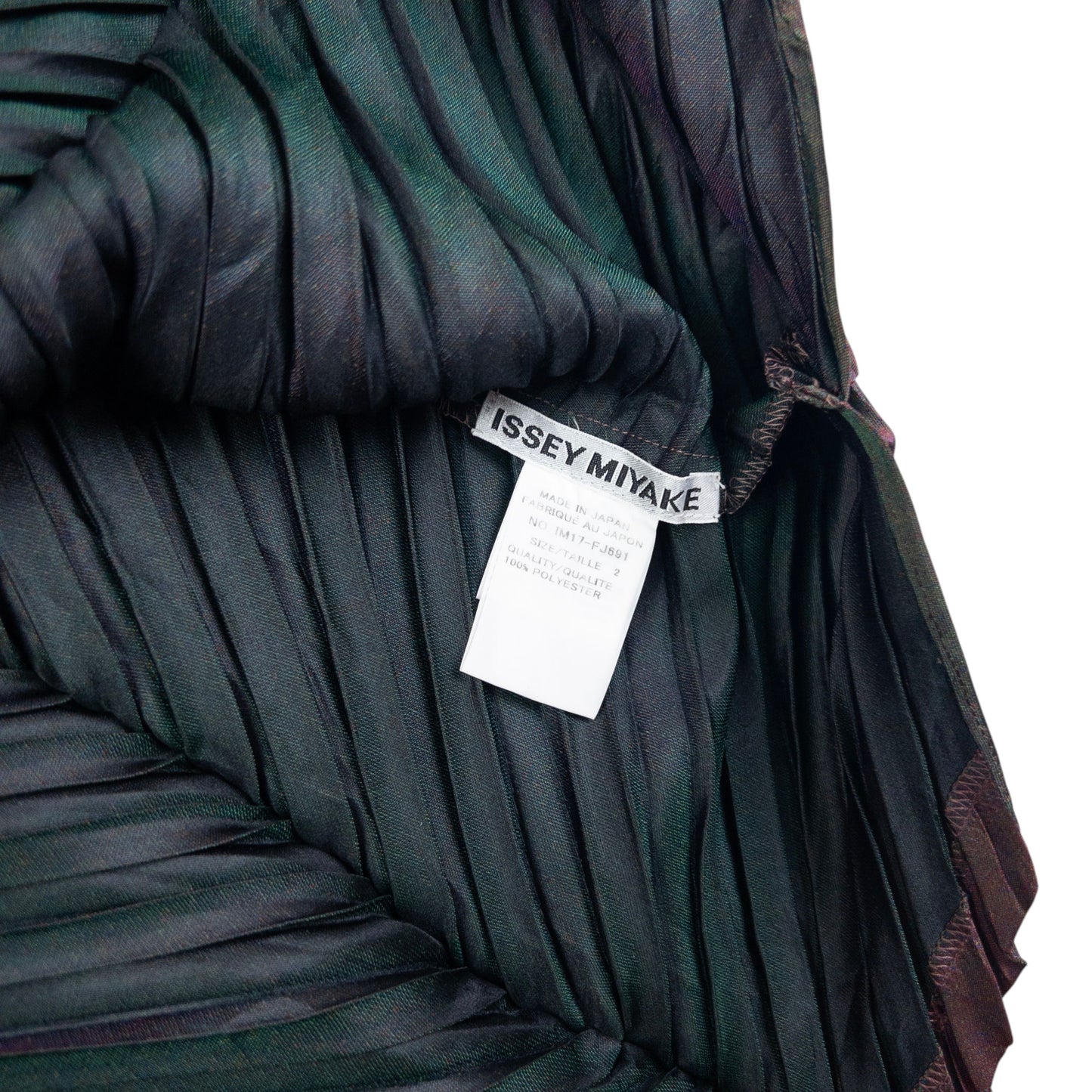 Vintage Issey Miyake Asymmetric Pleated Top Womens Size M