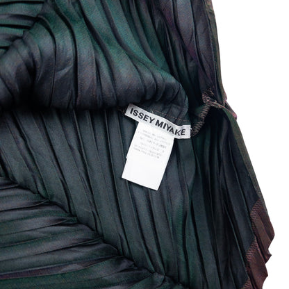 Vintage Issey Miyake Asymmetric Pleated Top Womens Size M