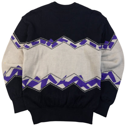 Vintage 90s Balenciaga Pattern Wool Jumper Size S