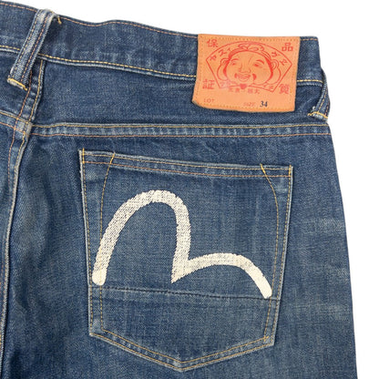 Vintage Evisu Double Gull Japanese Denim Jeans Size W38