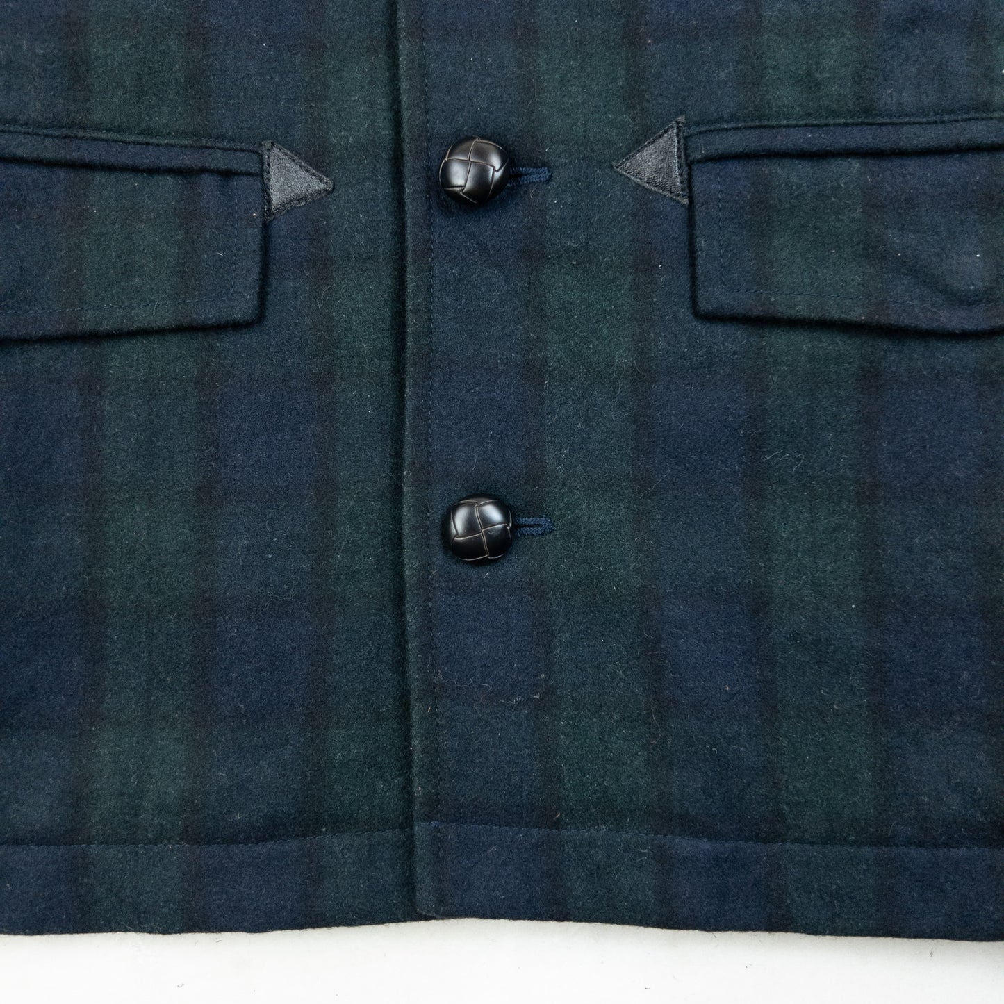 Vintage 2000s Katharine Hamnett Checkered Wool Jacket Size M