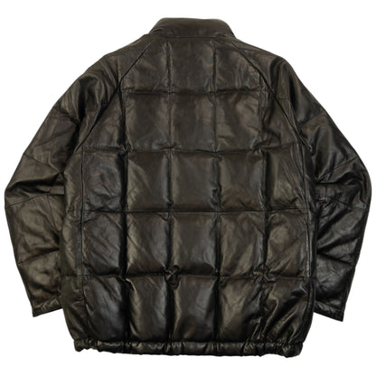 Vintage 2000s Yohji Yamamoto A.A.R Leather Puffer Jacket Size M