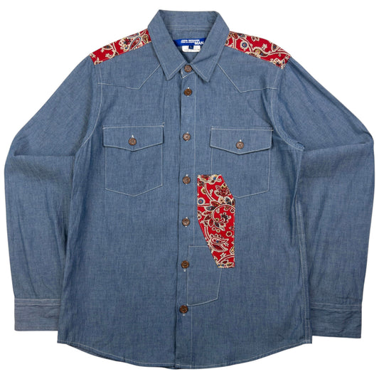 Vintage Junya Watanabe X Comme Des Garçons MAN Button Up Shirt Size S