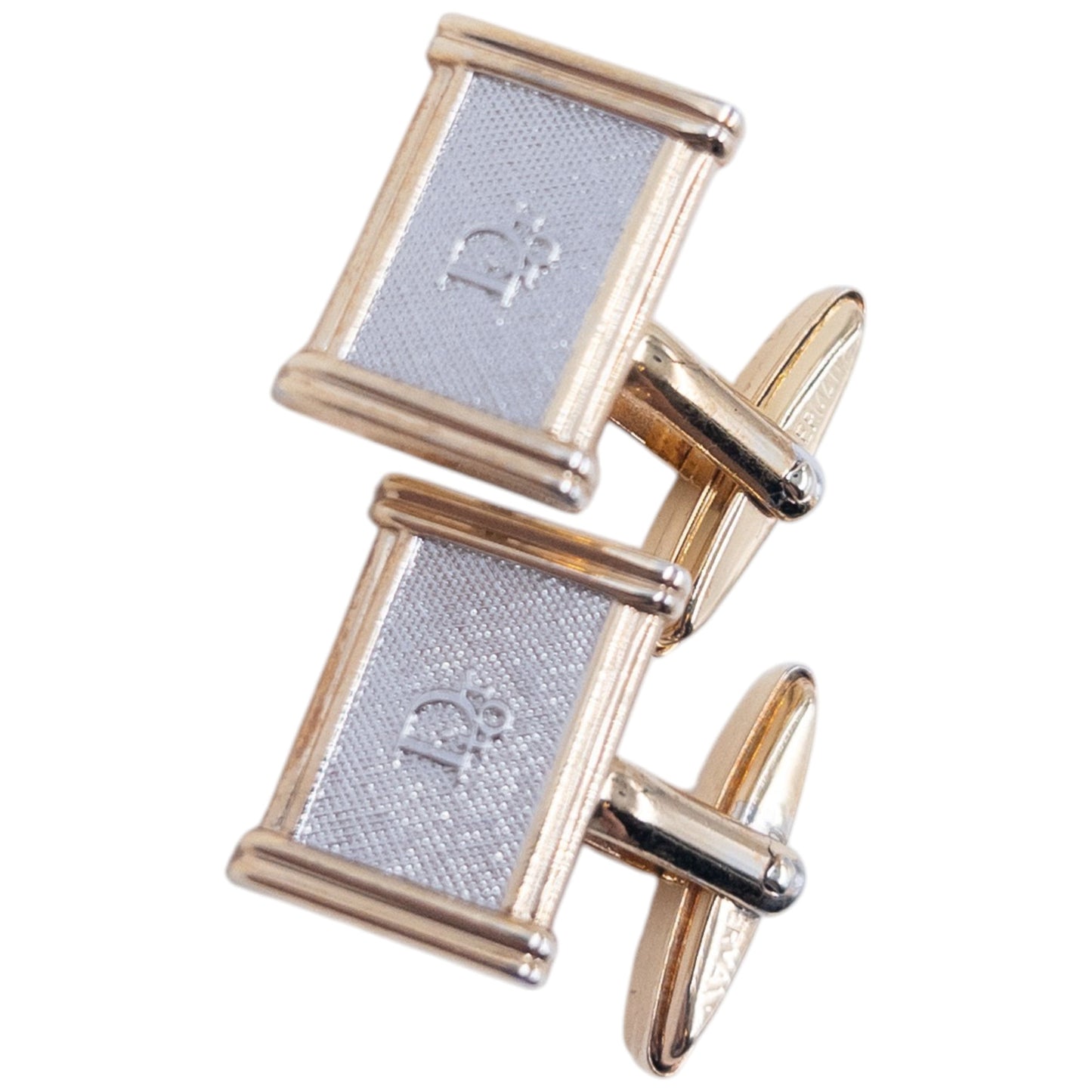 Vintage 90s Dior Embossed Cufflinks