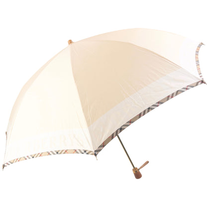 Vintage 90s Burberry Nova Check Trim Umbrella