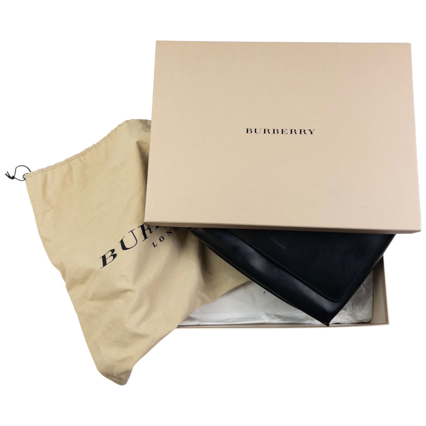 Vintage Burberry Leather Crossbody Bag