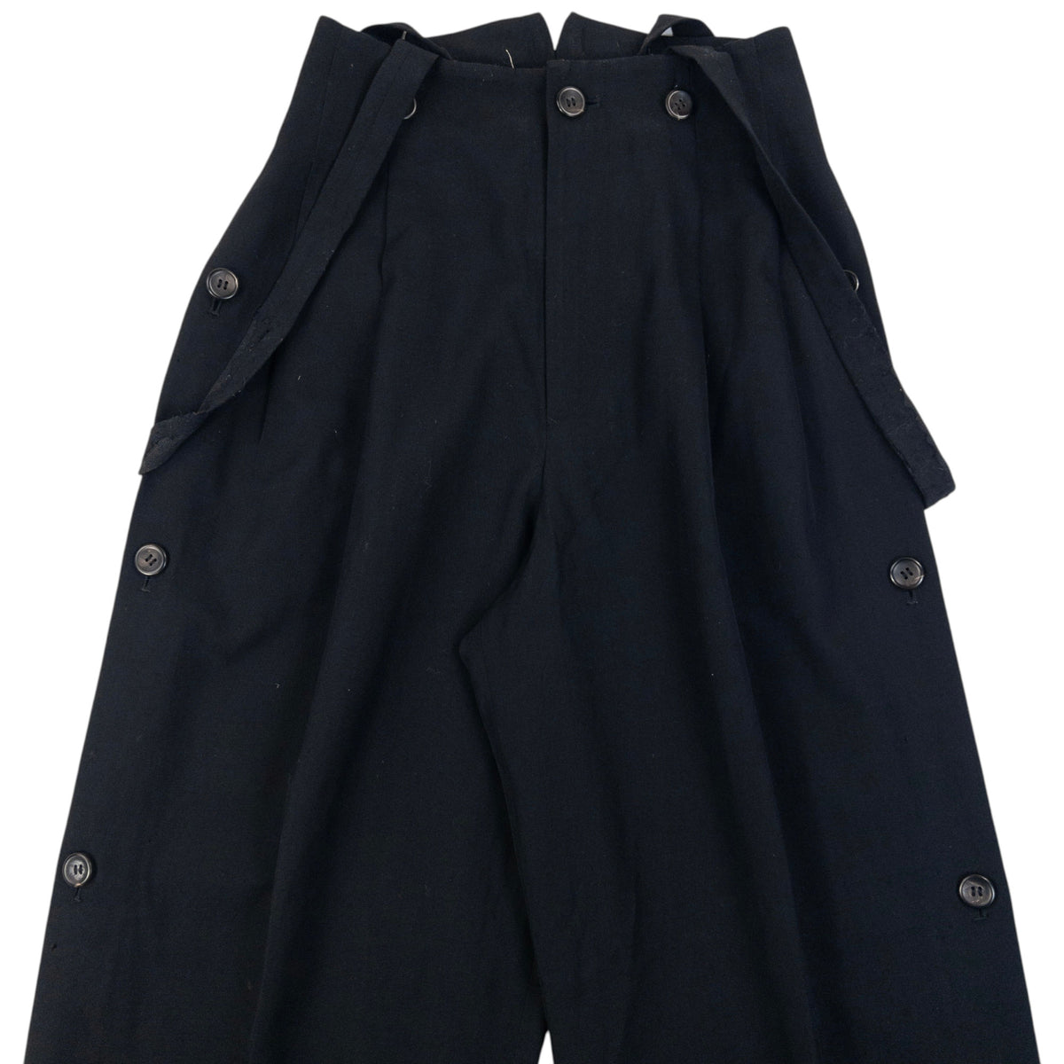 Vintage 90s Issey Miyake Button Suspender Trousers Size W25