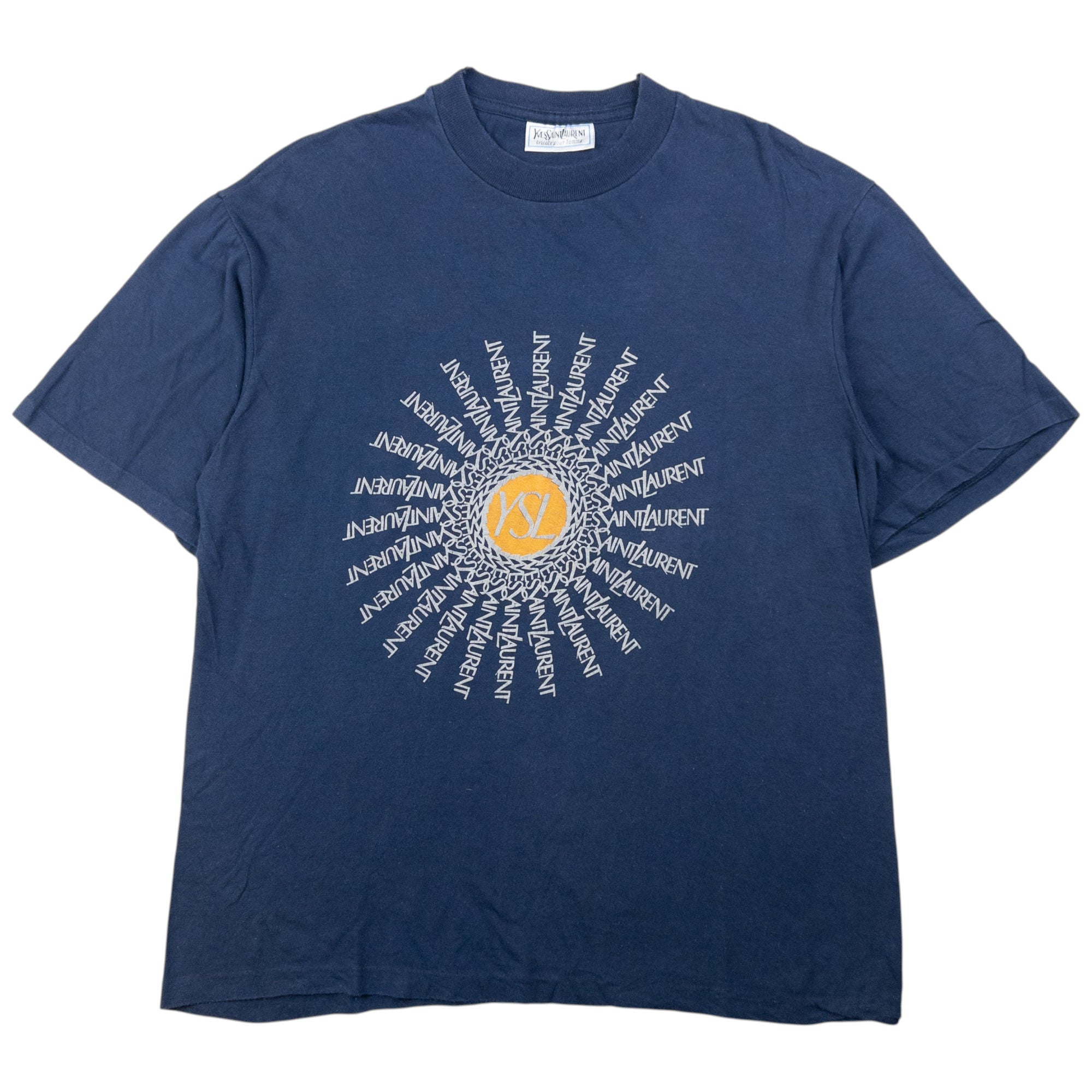 Vintage YSL Yves Saint Laurent Graphic T Shirt Size XS