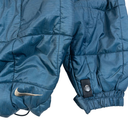 Vintage 2000s Nike ACG Quilted Zip Up Jacket in blue (nylon), photo 6