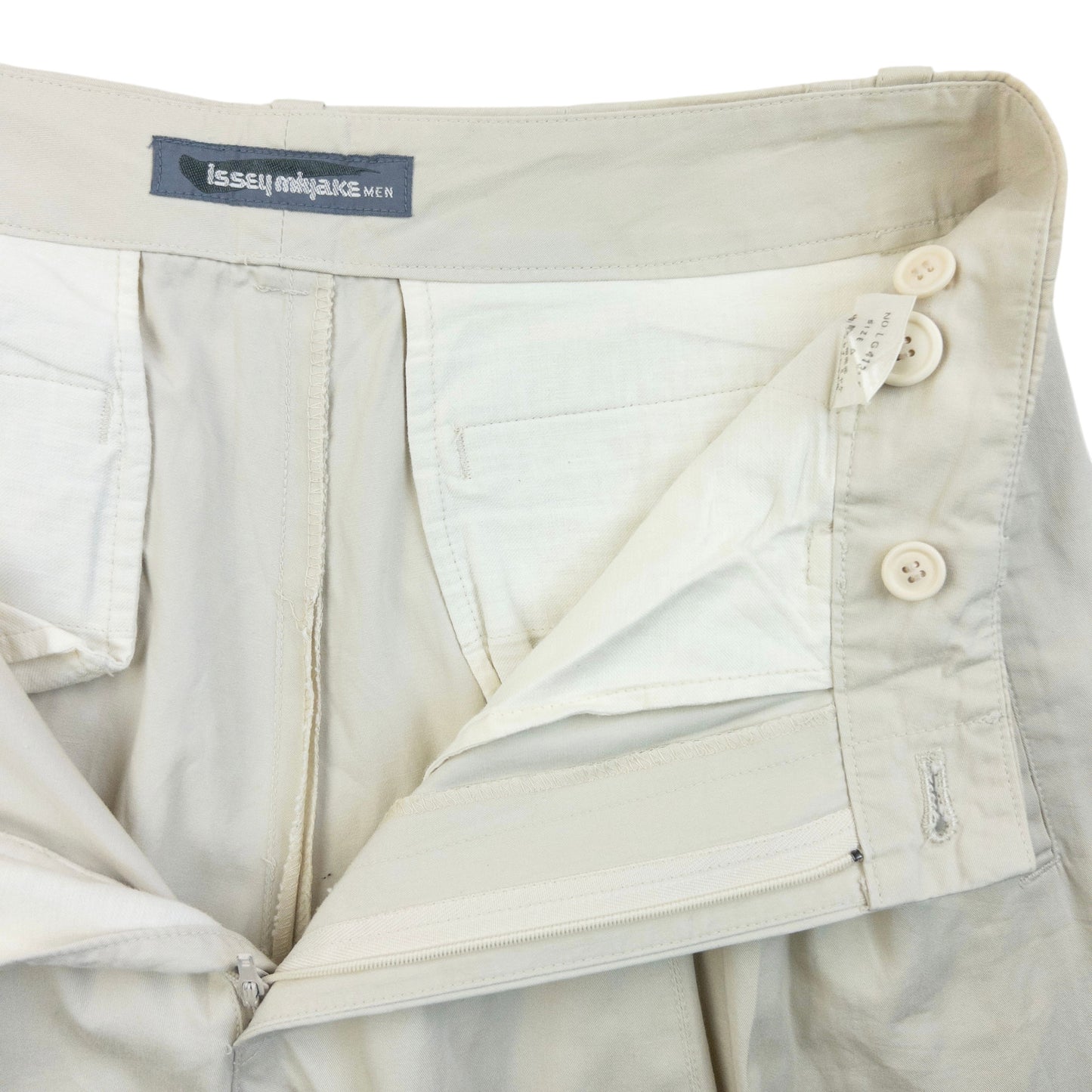 Vintage 80s Issey Miyake MEN Pleated Trousers Size W28