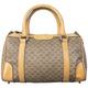 Vintage 80s Gucci Monogram Leather Handbag