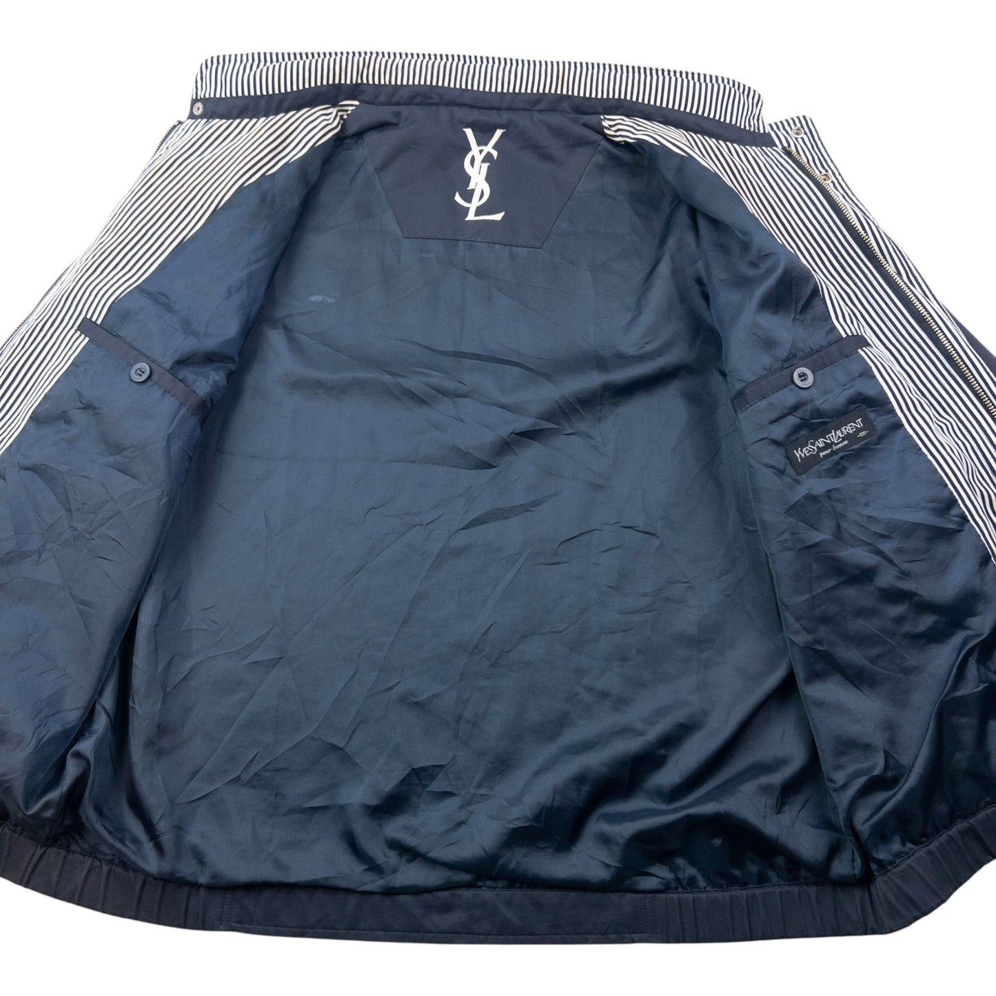 Vintage 90s YSL Yves Saint Laurent Harrington Jacket Size M