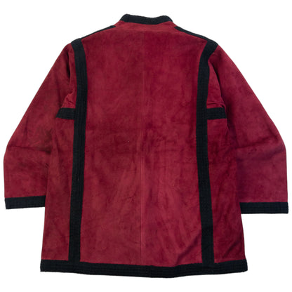 Vintage 80s YSL Yves Saint Laurent Suede Jacket Womens Size S