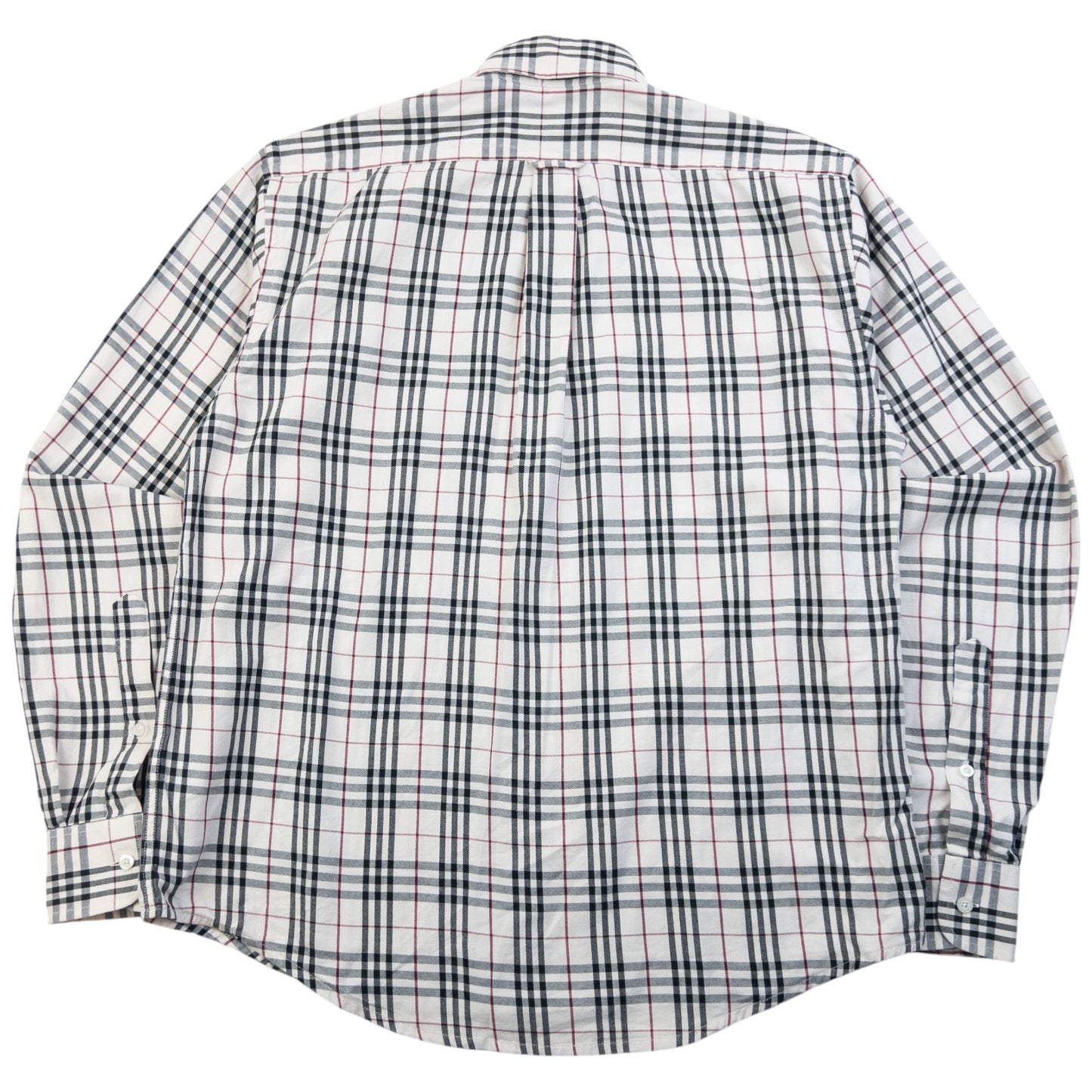 Vintage 2000s Burberry Nova Check Long Sleeve Button Up Shirt Size S