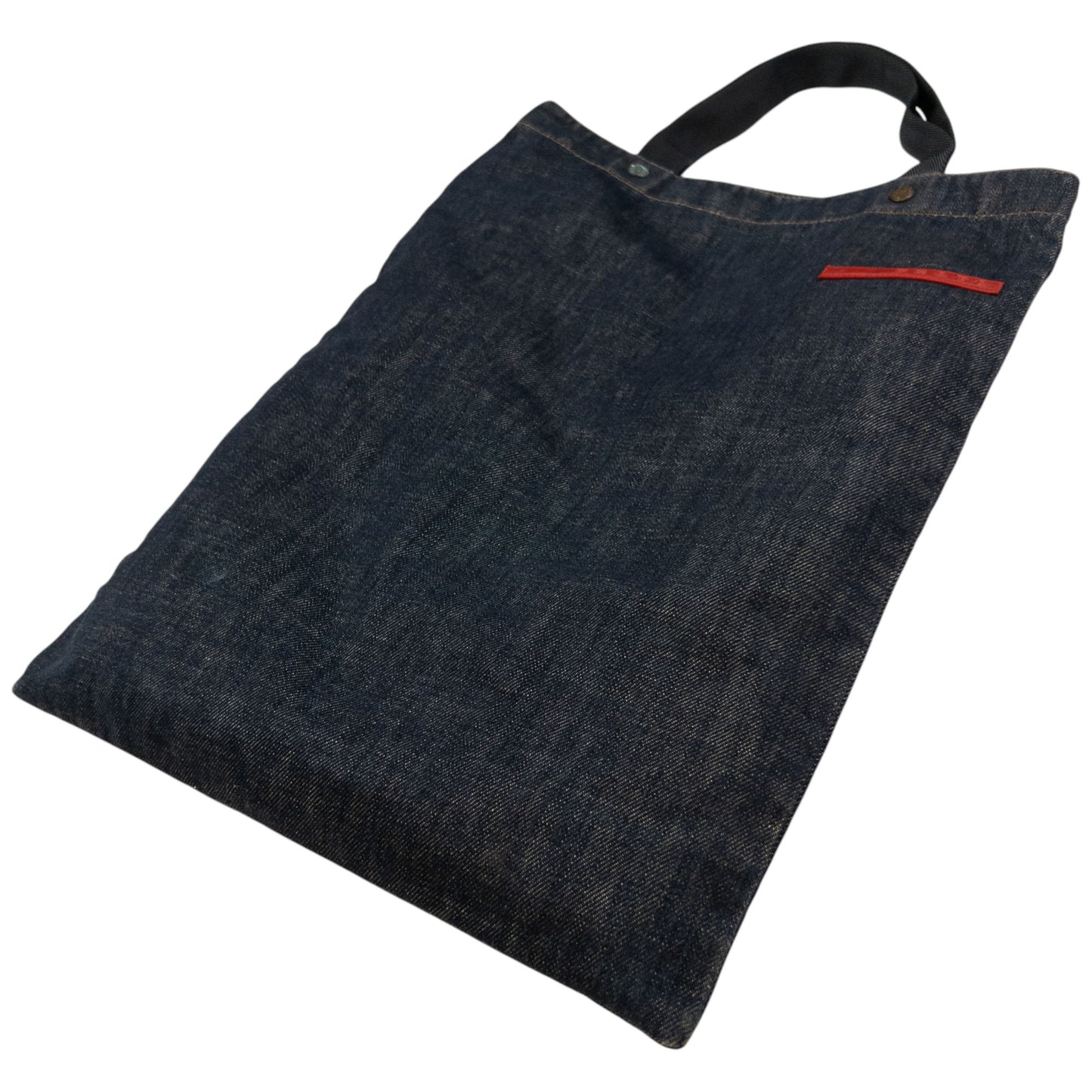 Vintage Prada Sport Denim Tote Shoulder Bag