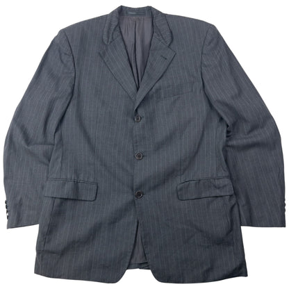 Vintage 2000s Hugo Boss Pinstripe Jacket & Trousers Suit Set Size XL