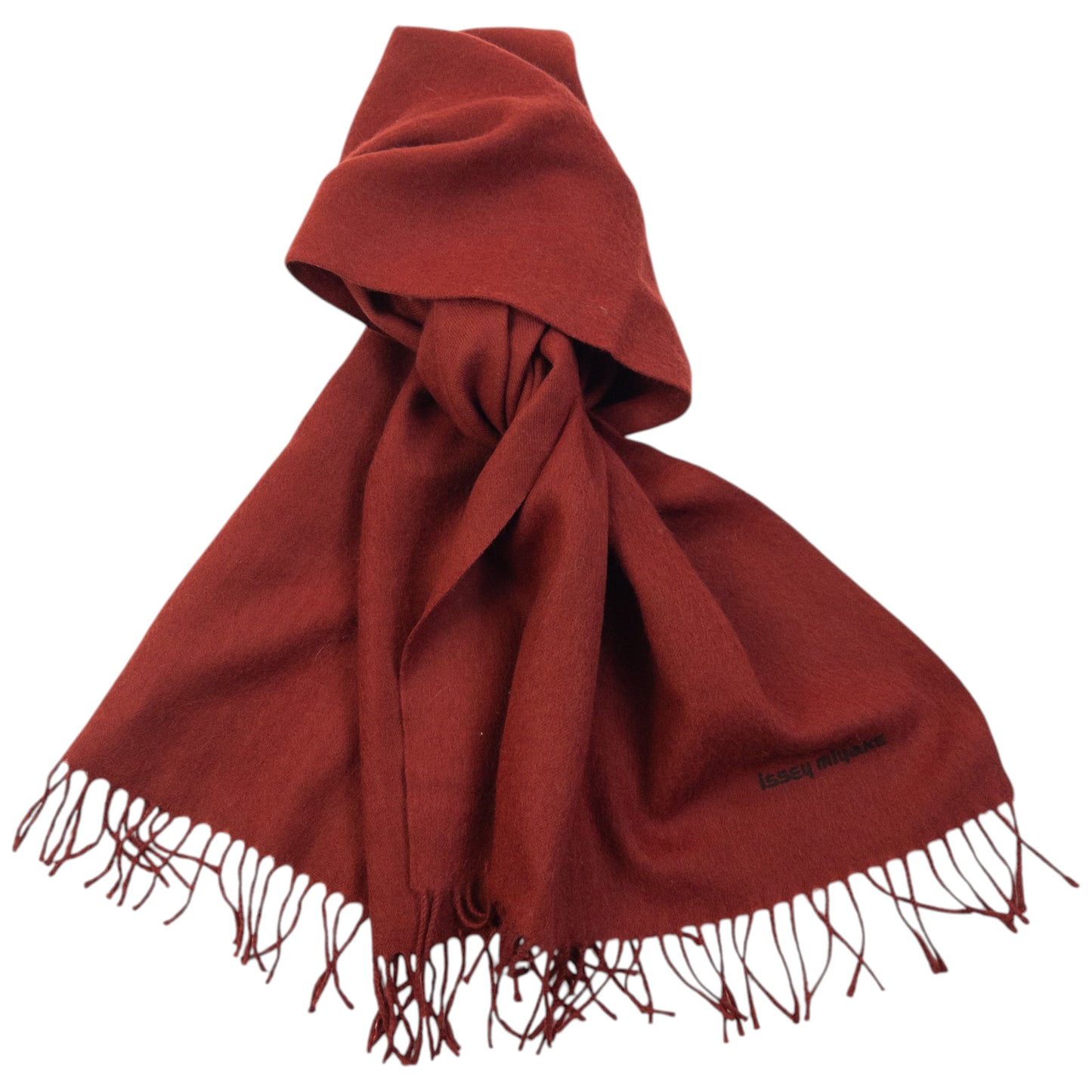 Vintage 90s Issey Miyake Wool Tassel Scarf