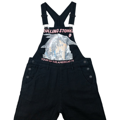Vintage 2000s Hysteric Glamour Rolling Stones Tour Graphic Dungarees Womens Size M